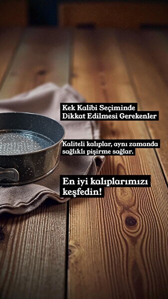 Emr Yuvarlak Kelepçeli Kek Kalıbı 23.5 CM