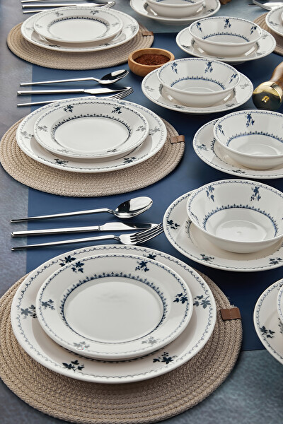 Cooker CKR4216 24 Parça 6 Kişilik Porselen Yemek Takımı