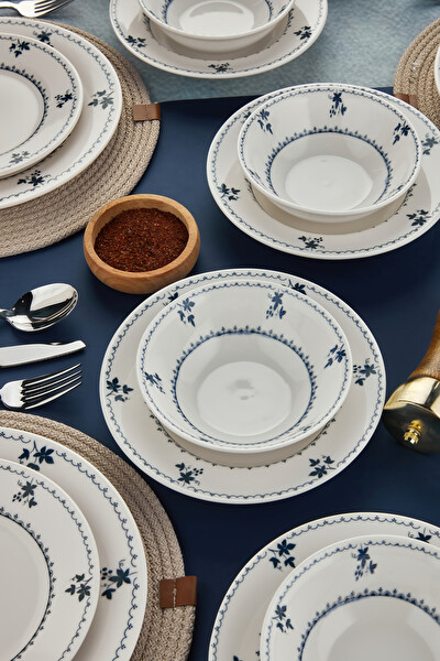 Cooker CKR4216 24 Parça 6 Kişilik Porselen Yemek Takımı