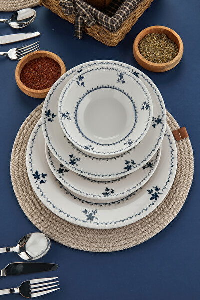 Cooker CKR4216 24 Parça 6 Kişilik Porselen Yemek Takımı