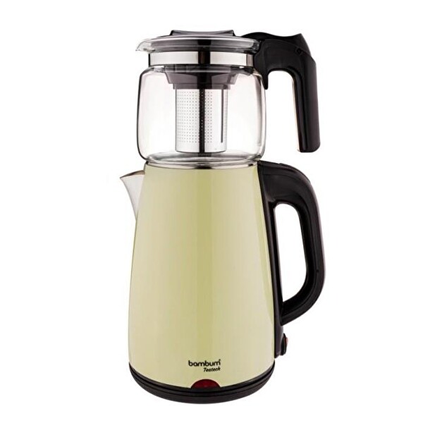 Bambum Teatech B5824 1.2 L - 1.8 L Cam Demlikli Çay Makinesi - Mint Yeşili