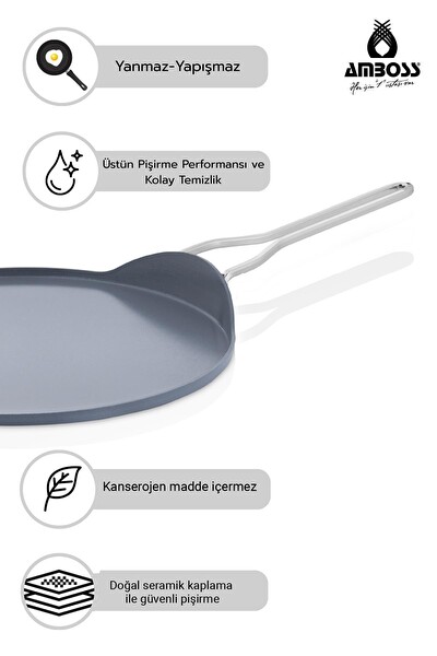 Amboss Sera Nova 26 CM Seramik Krep Tavası