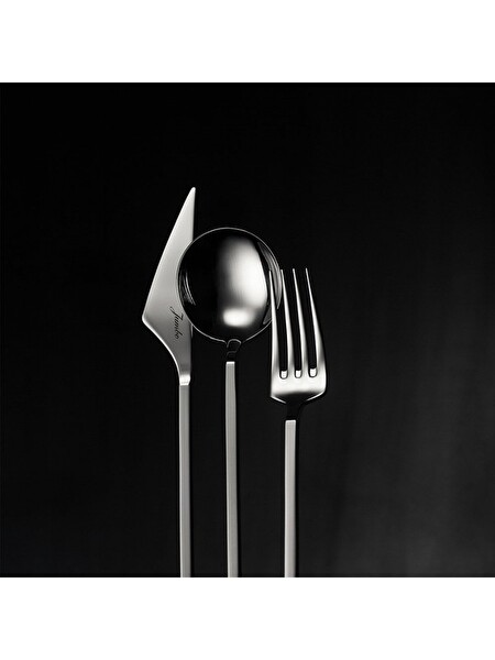 Jumbo 9100 84 Parça 12 Kisilik Çatal, Kaşık & Bıçak Takımı