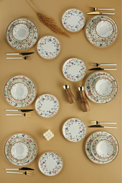 Cooker 24 Parça Porselen Yemek Takımı CKR4069