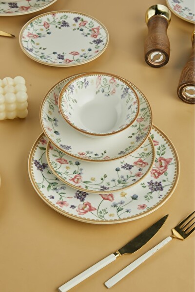 Cooker 24 Parça Porselen Yemek Takımı CKR4069