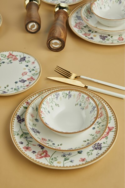 Cooker 24 Parça Porselen Yemek Takımı CKR4069