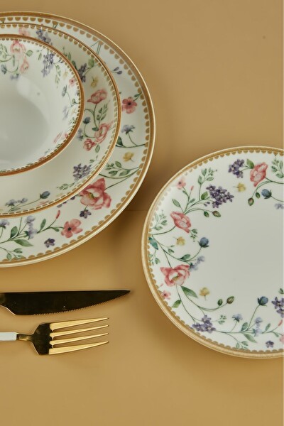 Cooker 24 Parça Porselen Yemek Takımı CKR4069