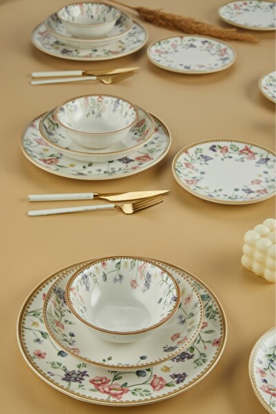 Cooker 24 Parça Porselen Yemek Takımı CKR4069