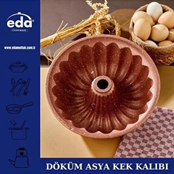 Eda Asya Rose Granit Döküm Kek Kalıbı ZK-934