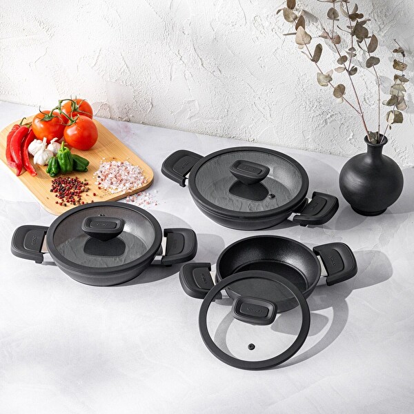 Emsan Diamente 6 Parça Sahan Tencere Seti