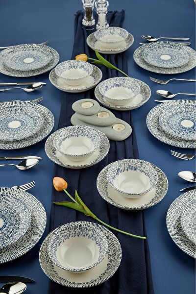 Cooker 24 Parça Porselen Yemek Takımı CKR4074