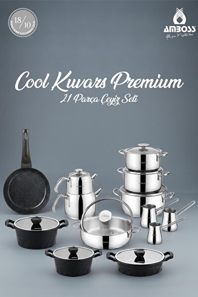 Amboss Cool Kuvars Premium 21 Parça Çeyiz Seti