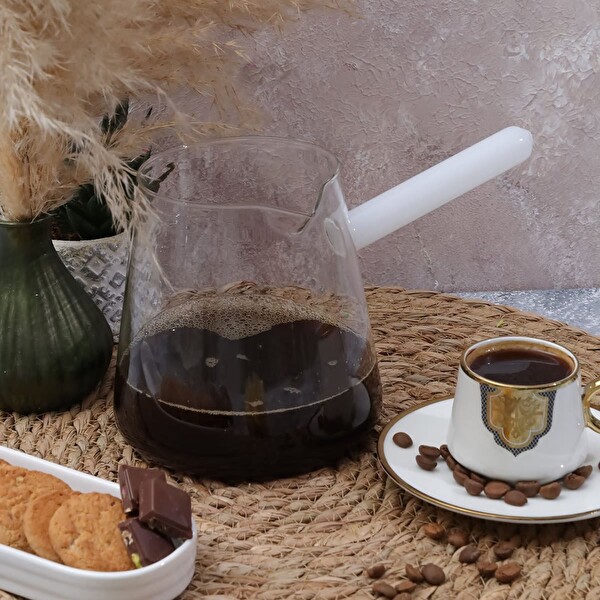 Arow Borosilikat Cam Cezve 800 ML - PM-2713-B