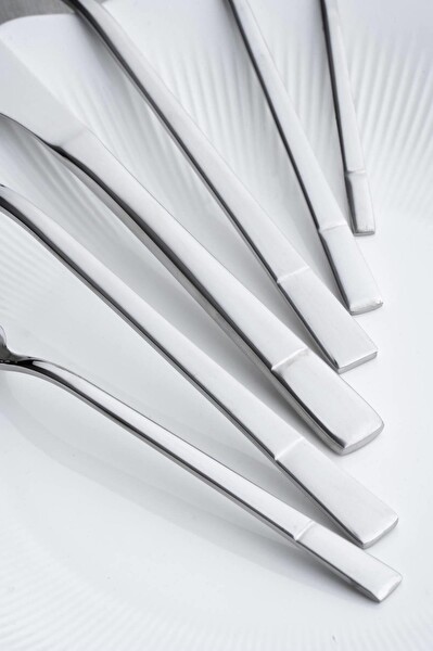 Acar Anna 12 Kişilik 72 Parça Çatal Kaşık Bıçak Takımı Gümüş