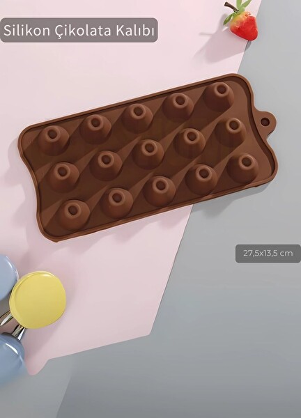 Jet's Home Dolgu Desen Silikon Çikolata Kalıbı
