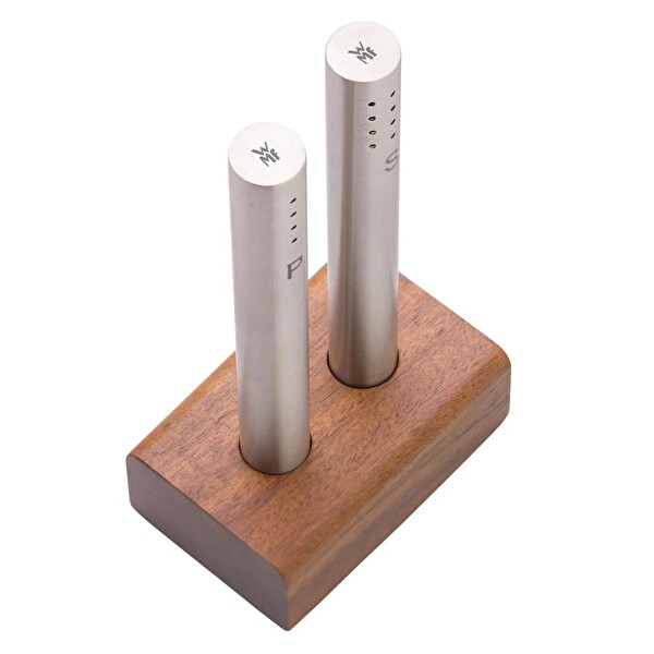 WMF 3201000197 Tuzluk Biberlik Set Ahşap Taban