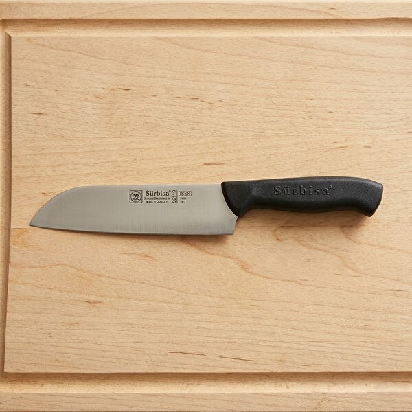 Sürbisa 61195 Santoku Aşçı Şef Bıçağı Sürmene Kesim Bıçak Paslanmaz Çelik Profesyonel Günlük