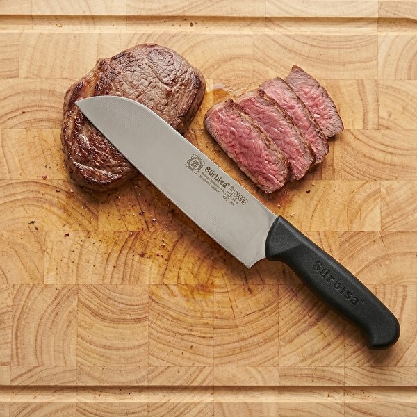 Sürbisa 61195 Santoku Aşçı Şef Bıçağı Sürmene Kesim Bıçak Paslanmaz Çelik Profesyonel Günlük