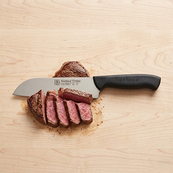Sürbisa 61195 Santoku Aşçı Şef Bıçağı Sürmene Kesim Bıçak Paslanmaz Çelik Profesyonel Günlük
