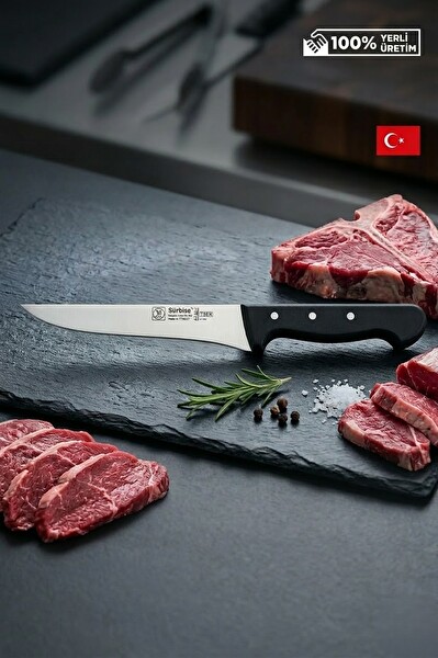 Sürbisa 61012 Kasap Bıçağı 27 CM Et Kesim Kemik Kaburga Sıyırma Doğrama Mutfak Ekmek Sebze Bıçağı