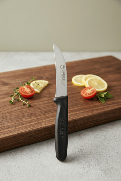 Sürbisa 61006 Dekor Sebze Mutfak Bıçağı Ucu Eğik Soyma Sürmene Bıçağı 18 CM