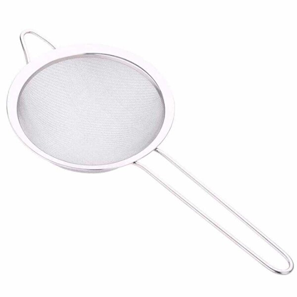 Jet's Home Un Süzgeci Sıvı Süzgeci Paslanmaz Çelik Süzgeç 18 CM
