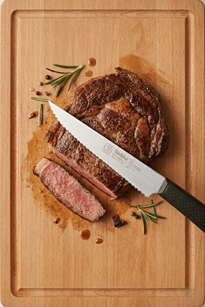 Sürbisa 61107 Sürmene Lazerli Tırtıklı Steak Bıçağı