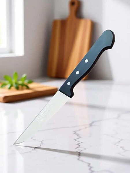 Sürbisa Sürmene Kasap Bıçağı 25 CM Pimli Paslanmaz Çelik Sıyırma Doğrama Et Sebze Ekmek Mutfak Çeyiz Bıçağı