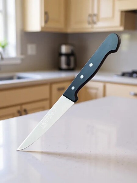 Sürbisa Sürmene Kasap Bıçağı 25 CM Pimli Paslanmaz Çelik Sıyırma Doğrama Et Sebze Ekmek Mutfak Çeyiz Bıçağı