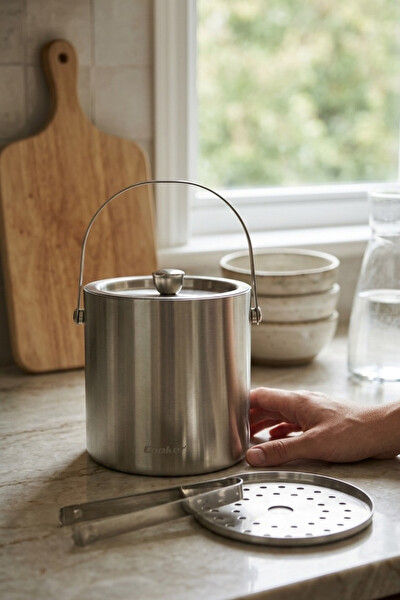 Cooket 2 L Çelik Buz Kovası YK1839