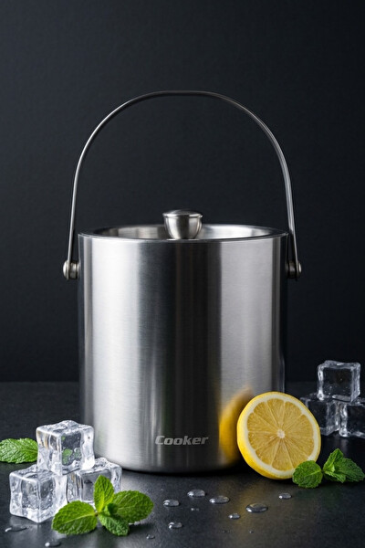 Cooket 2 L Çelik Buz Kovası YK1839