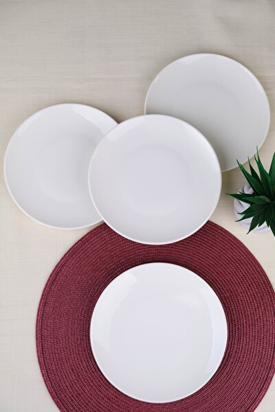 Tabak Evi Porselen Chic Pasta Tabağı 20.50 CM 4'lü