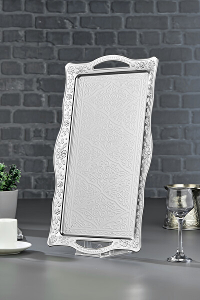 Cooker CKR4746 Sedef Metal 42 CM Dikdörtgen Sunum Tepsisi