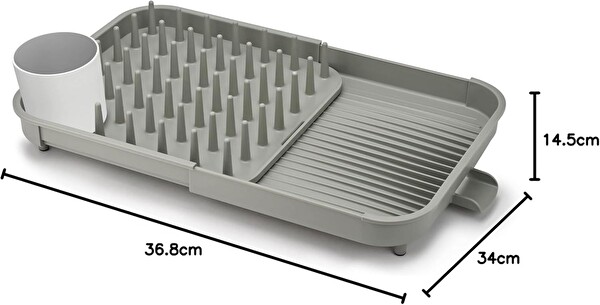 Joseph Joseph 851659 Duo Bulaşıklık Gri