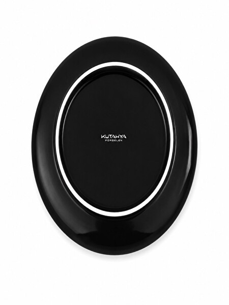Kütahya Porselen Moderna Çukur Tabak Siyah 19 CM 6'lı MOD20CK740104