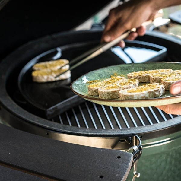 Big Green Egg BG-122988 Large Döküm Demir Yarım Plança