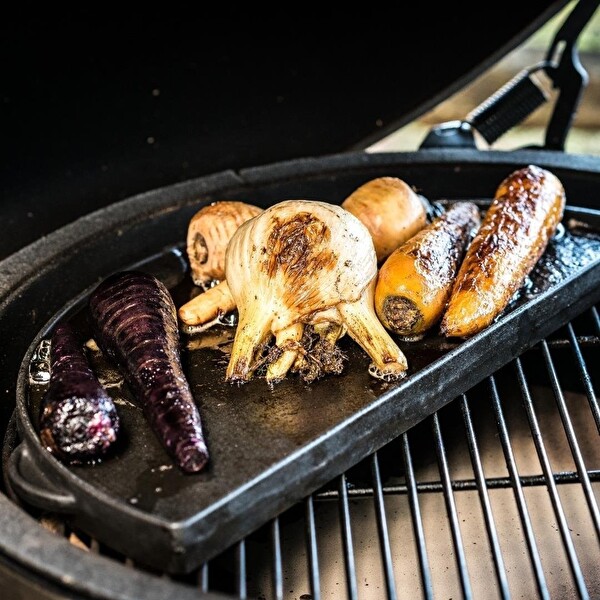 Big Green Egg BG-122988 Large Döküm Demir Yarım Plança