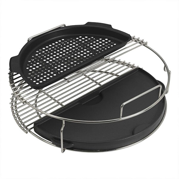 Big Green Egg BG-120717 Large Delikli Yarım Izgara