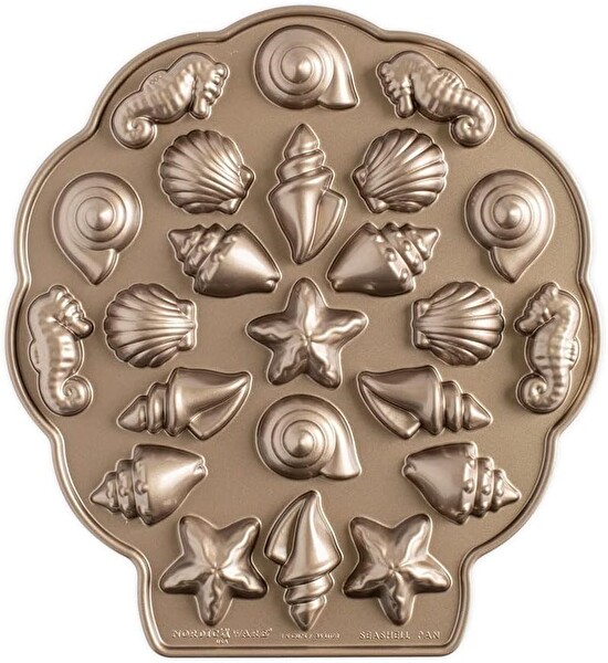Nordic Ware 80148 Mini Deniz Kabukları Kek Kalıbı