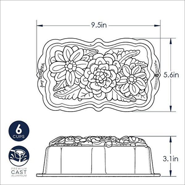Nordic Ware 93148 Kırçiceği Kek Kalıbı Spring