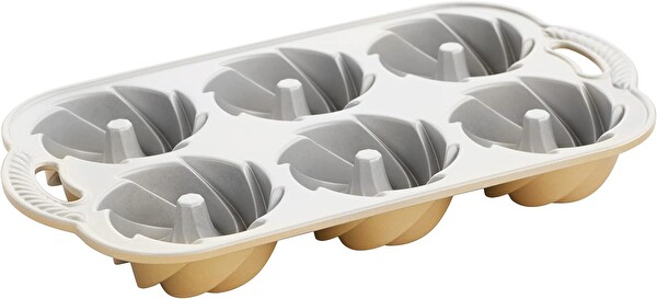 Nordic Ware 88077 Heritage Bundtlette Pan 6'lı Kek Kalıbı