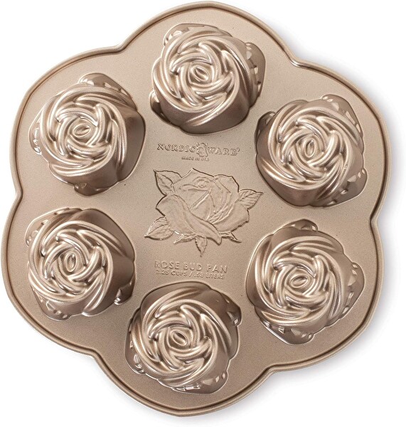 Nordic Ware 85148 6'lı Mini Gül Kek Kalıbı