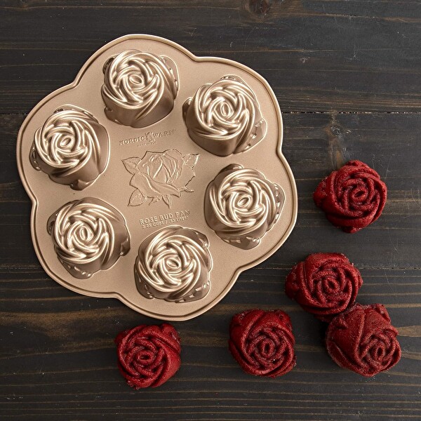 Nordic Ware 85148 6'lı Mini Gül Kek Kalıbı