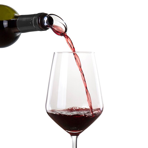 Vacu Vin 18540612 2 Parça Siyah Kristal Şarap Sunucusu