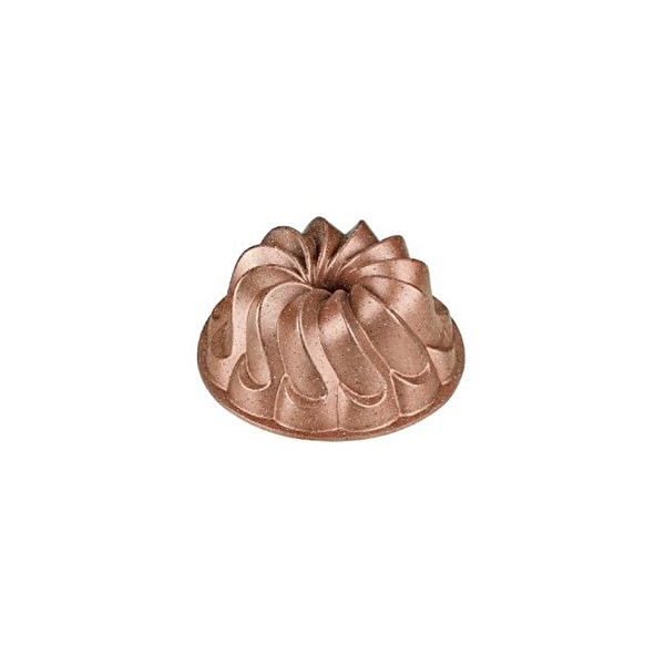 Nehir Nilüfer 24,5 cm Döküm Kek Tart Kalıbı Rosegold