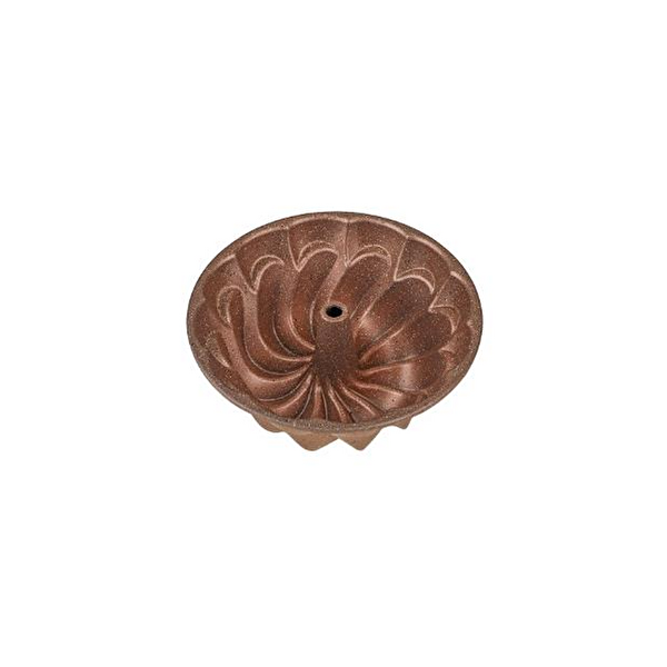 Nehir Nilüfer 24,5 cm Döküm Kek Tart Kalıbı Rosegold
