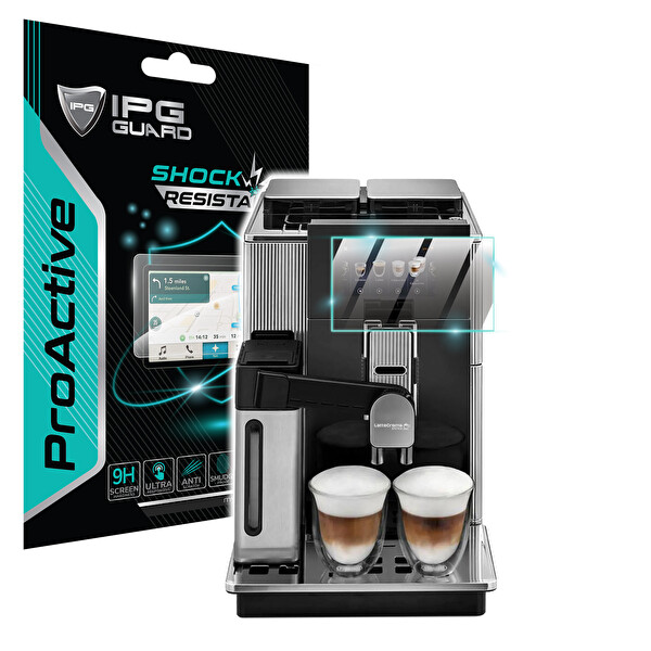 IPG Delonghi Maestosa Espresso Makinesi Uyumlu ProActive 9H Sertlikte Nano Seramik Film Ekran Koruyucu
