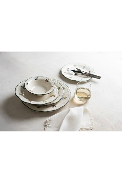 Porser Porselen Vintage Rose 6 Kişilik Yemek Takımı 24 Parça