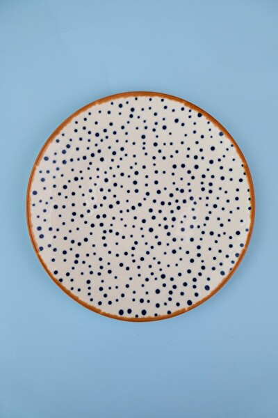 Tabak Evi Porselen Spotty Düz Tabak 19.50 CM SP1 Tekli