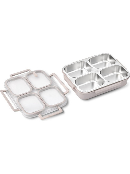 Aryıldız 153AR280836 Bento 4 Bölmeli Bej Yemek Kutusu